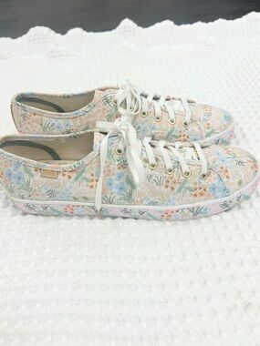 NWOT! Keds X Rifle Paper Company Kick Start Meadow Lace Up Sneakers. Size 10